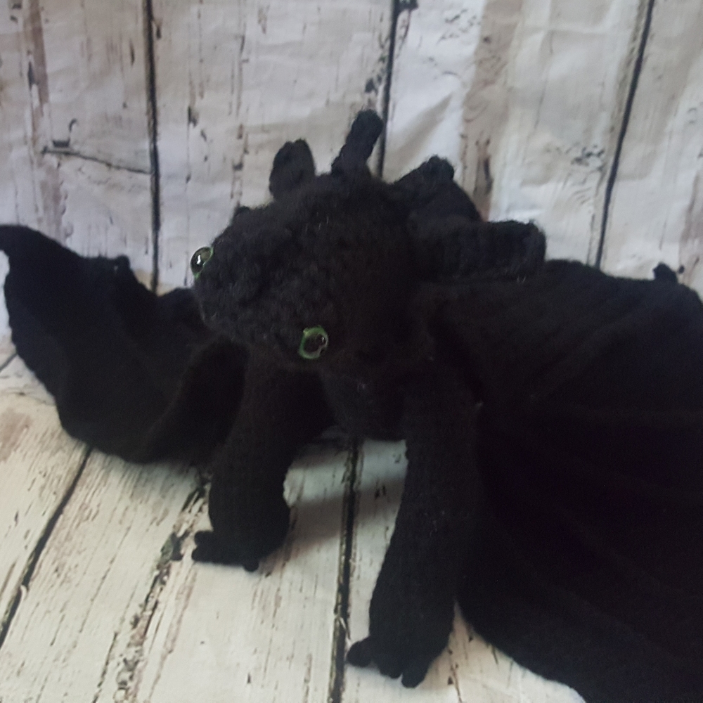Toothless Crochet Dragon Amigurumi - Picture 5 of 15